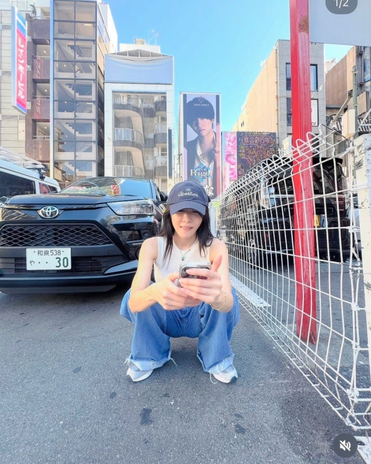  47세 패션 실화? 하지원 일본여행 사복 코디
