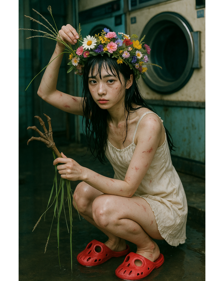 잃어버린 의식의 소녀 일러스트