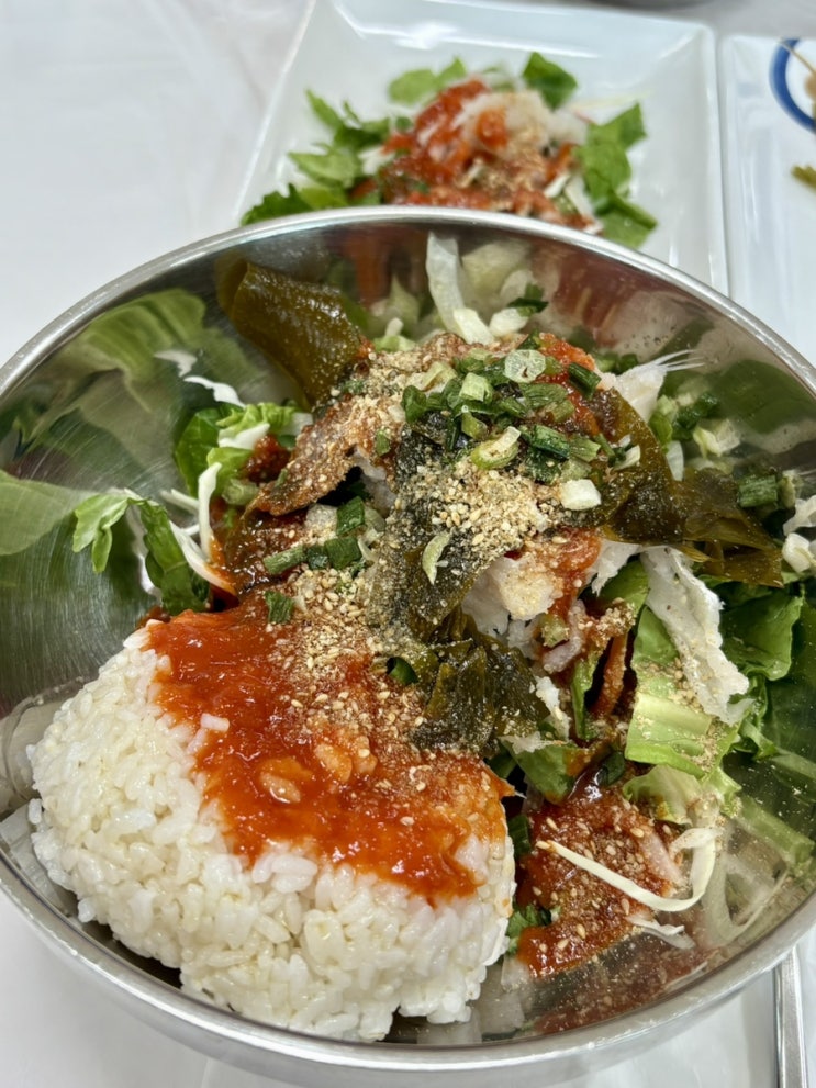  강릉물회 추천! 강릉 맛집 강릉경포물회에서 맛본 도다리물회와 가자미덮밥