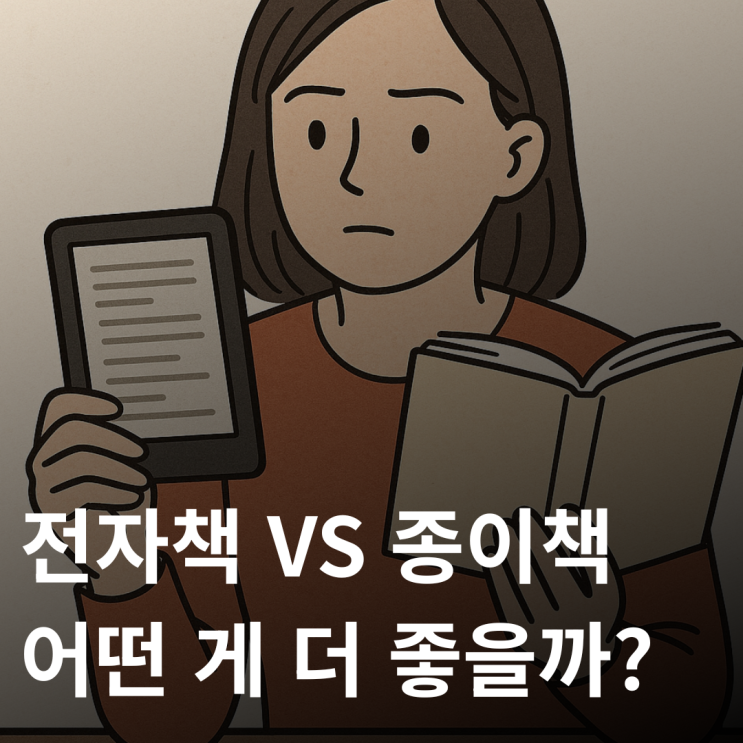  전자책이랑 종이책 어떤 게 더 좋을까? 장점 단점 딱 정리해 드립니다.  고민 그만!