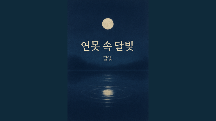  연못 속 달빛을 보셨나요?