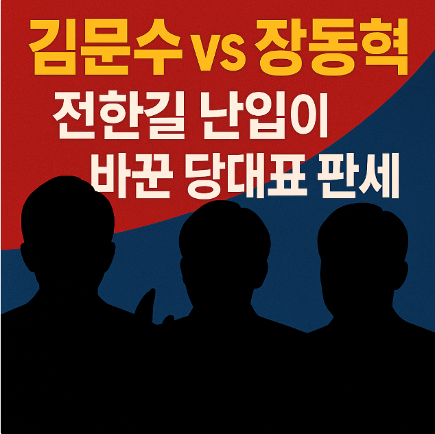 <b>김문수</b> vs <b>장동혁</b>, 그리고 전한길… 당대표 선거의 숨은 구도