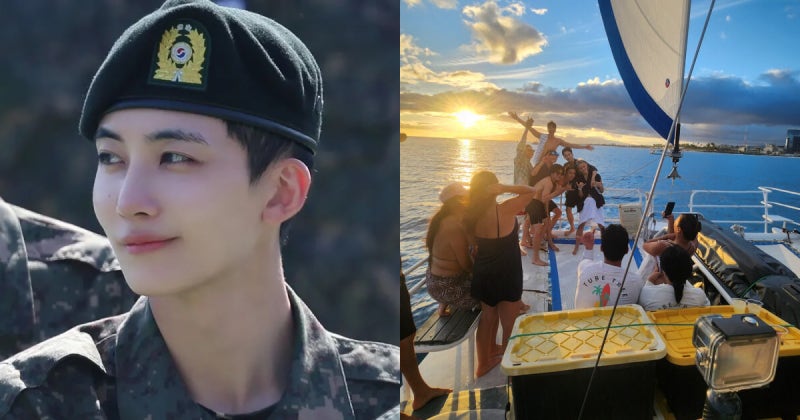 SEVENTEENジョンハン、公益勤務中にEXOチャニョル、NCT 127ジャニー、ドヨン、ジョンウ、マークとハワイでヨット休暇