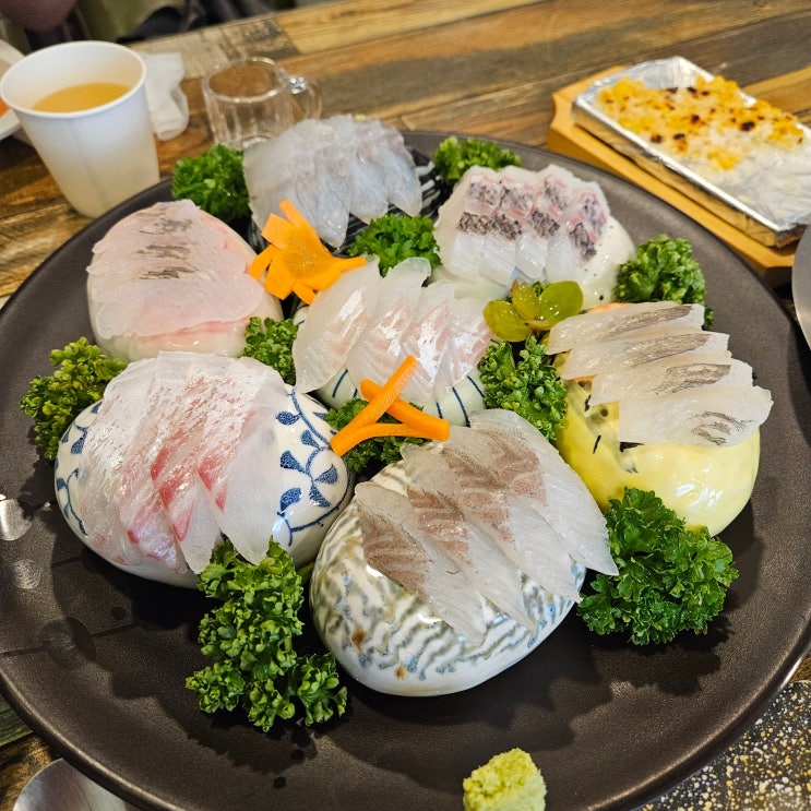  군포 의왕 당정역 맛집 횟집 고급 회코스 한상 물고기한마리