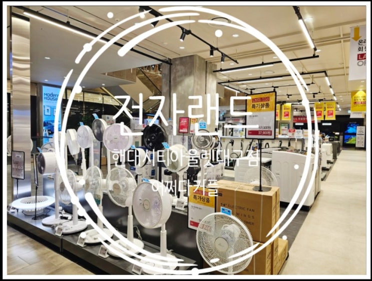 에어컨, 제습기역대급 특가 가전할인 대전 소식에 전자랜드 핸대시티아울렛 대구점에 다녀왔어요