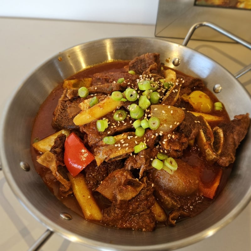 매운 소갈비찜 만들기 LA갈비찜 만들기 매운 갈비찜 양념 레시피