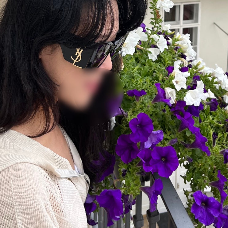  생로랑 선글라스 로제 캣아이 버전과 코받침 있는 선글라스 구매 후기