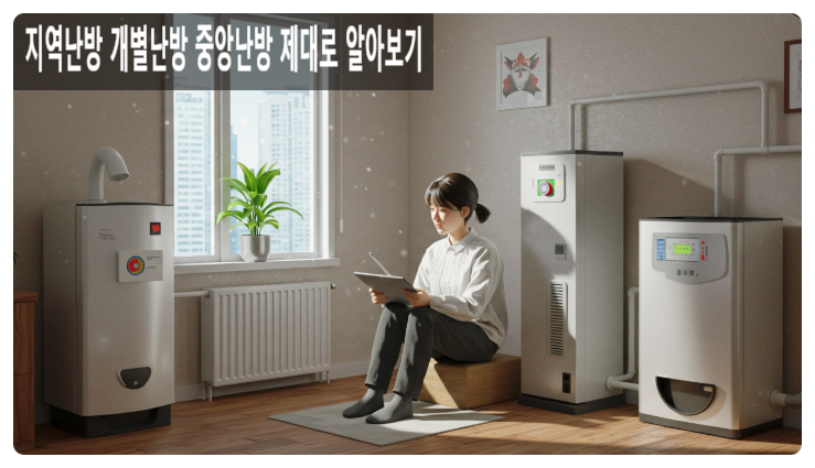  지역난방 개별난방 중앙난방 제대로 알아보기
