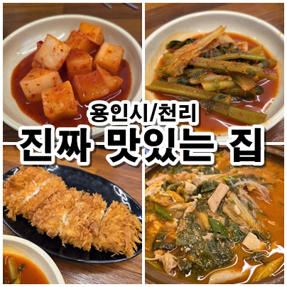  용인 천리 진짜맛있는집 시원한 냉메밀과 바삭한 돈까스 정식 맛집