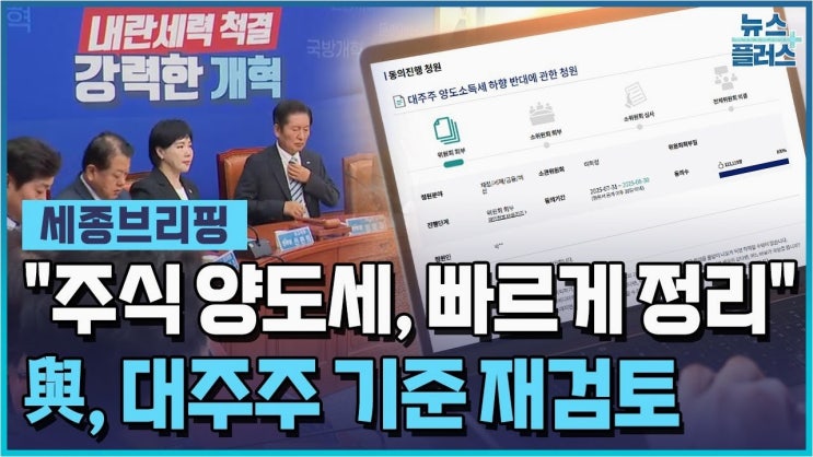 <b>주식 양도세</b> 논쟁, 당정 '<b>숙고</b>' 결정... 투자자들의 시선은?