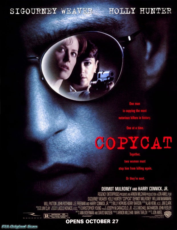  <카피캣 (1995)>, 연쇄살인마를 이용하는 방법, 광장공포증에 갇힌 천재와 형사의 콤비플레이 (초반부까지만 설명, 스포 없음)