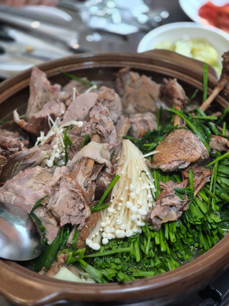  [부천 신중동 룸식당] '청학재' | 능이오리백숙 & 오리구이 맛집! 부모님 식사로 추천!