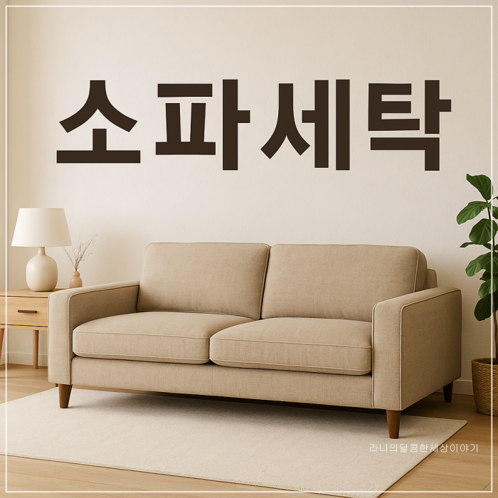 소파세탁 셀프세탁으로 새것처럼!10분 청소 꿀팁(ft.패브릭소파 세탁)