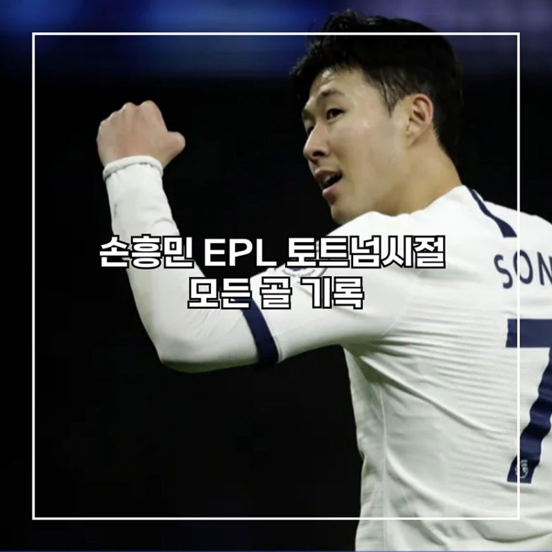 173골 기록 다시보기 손흥민 토트넘시절의 모든골