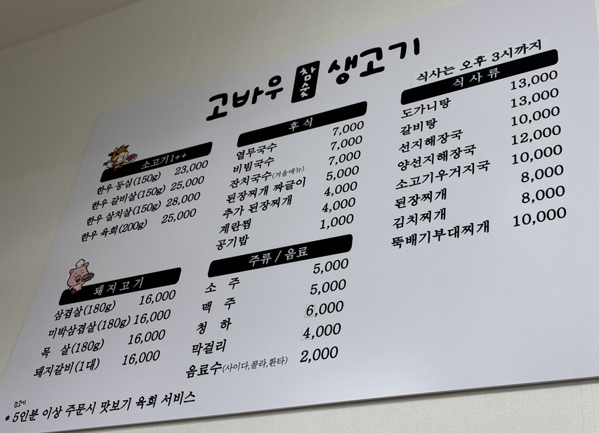 고바우생고기 사진 1