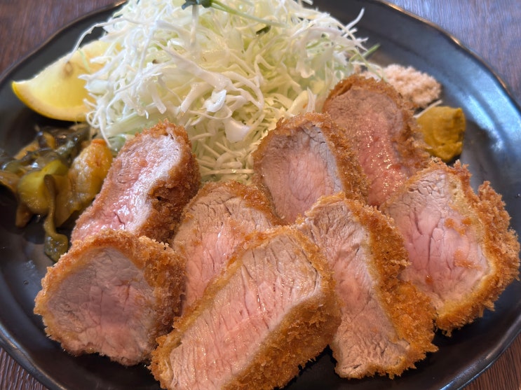  니가타 일본 현지인 맛집 바삭한 돈가츠와 달콤한 도넛츠 카페 추천
