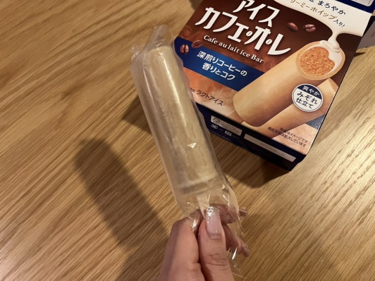 일본 모리나라 커피맛 아이스크림 아이스카페오레