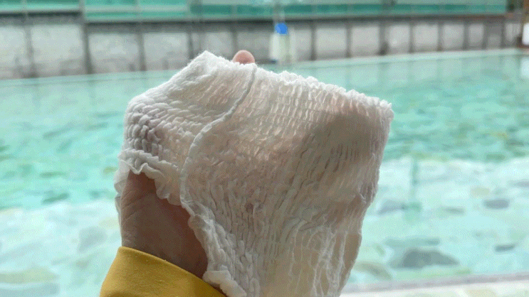  아기 물놀이 필수템 방수기저귀 샘 걱정없는 밤보네이처 물놀이기저귀 사용 후기 in 북한산 천연옥 워터파크