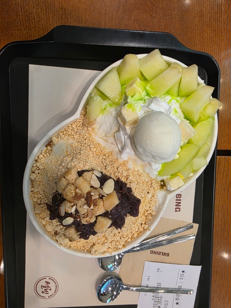  서울 은평구 구파발역 설빙 구파발점에서 만난 팥인절미메론반반설빙 — 시원하게 맛있었던 세 가족의 여름 디저트 이야기
