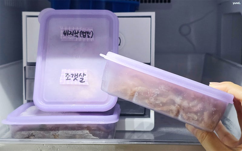 땡스소윤 냉동용기 공구, 키친핏 6개월 장점 단점