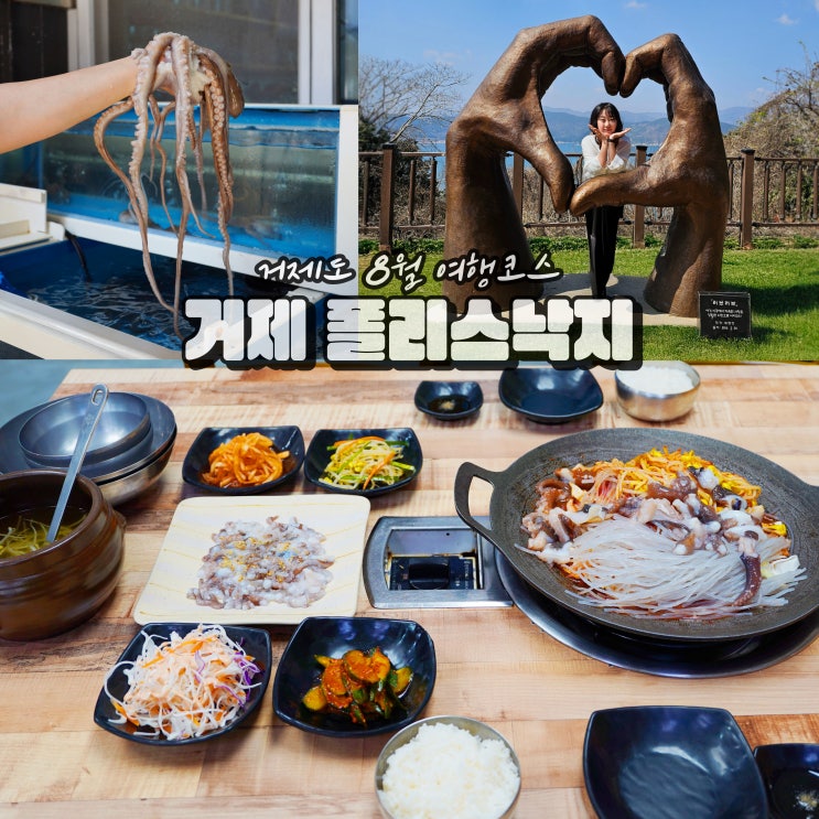  거제 8월 가볼만한곳 소노캄 장승포항 폴리스낙지