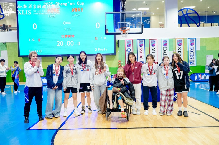  시안 국제학교 대회 2025 Chang’An Cup에서 칭다오 아메라시아의 빛난 열정과 도전