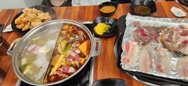  천안 불당동 훠궈 무한리필 맛집 인생훠궈마라탕
