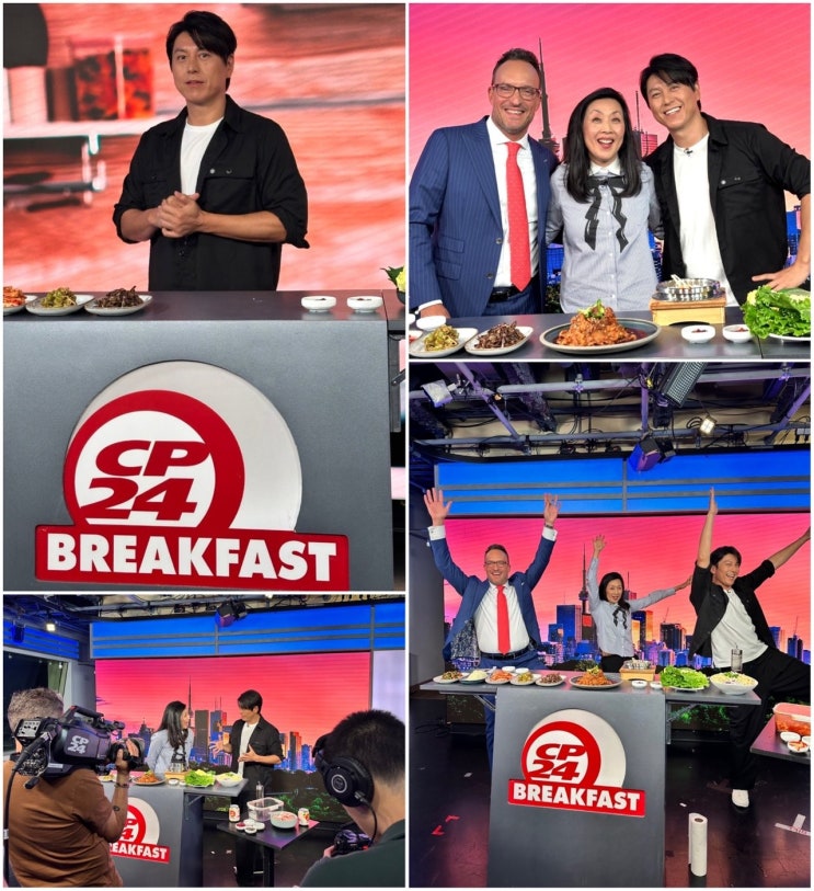 ‘요섹남’ <b>류수영</b>, 캐나다 모닝쇼에서 한식 클래스 증명