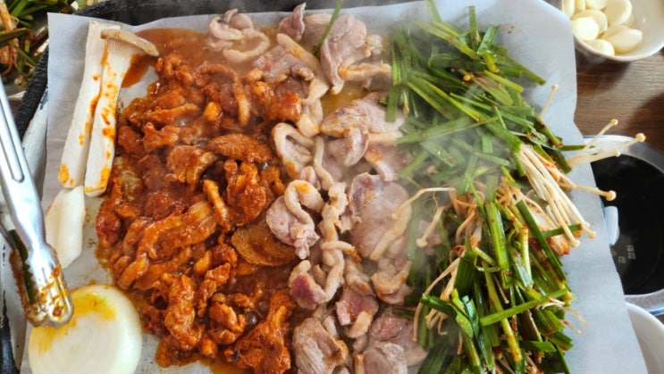  꽃우물오리 :: 안산 오리고기 맛집 로스, 주물럭, 훈제, 영양죽 먹고 싶은대로!