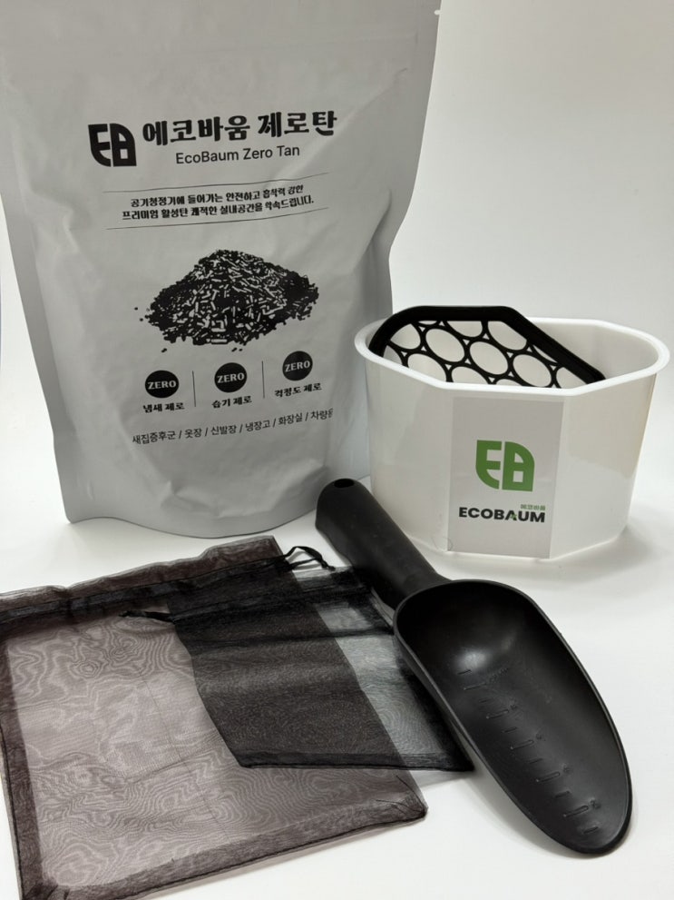  가성비 갑 냉장고 탈취제 제습력 갑 화장실 탈취제 ㅣ 에코바움 제로탄