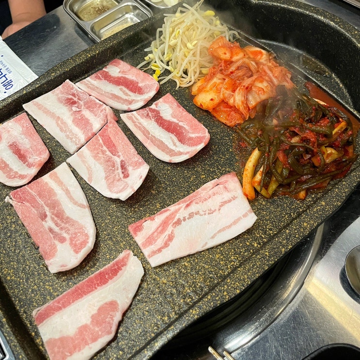  상무지구 삼겹살 맛집 상무냉삼 신선한 냉삼, 차돌된장찌개