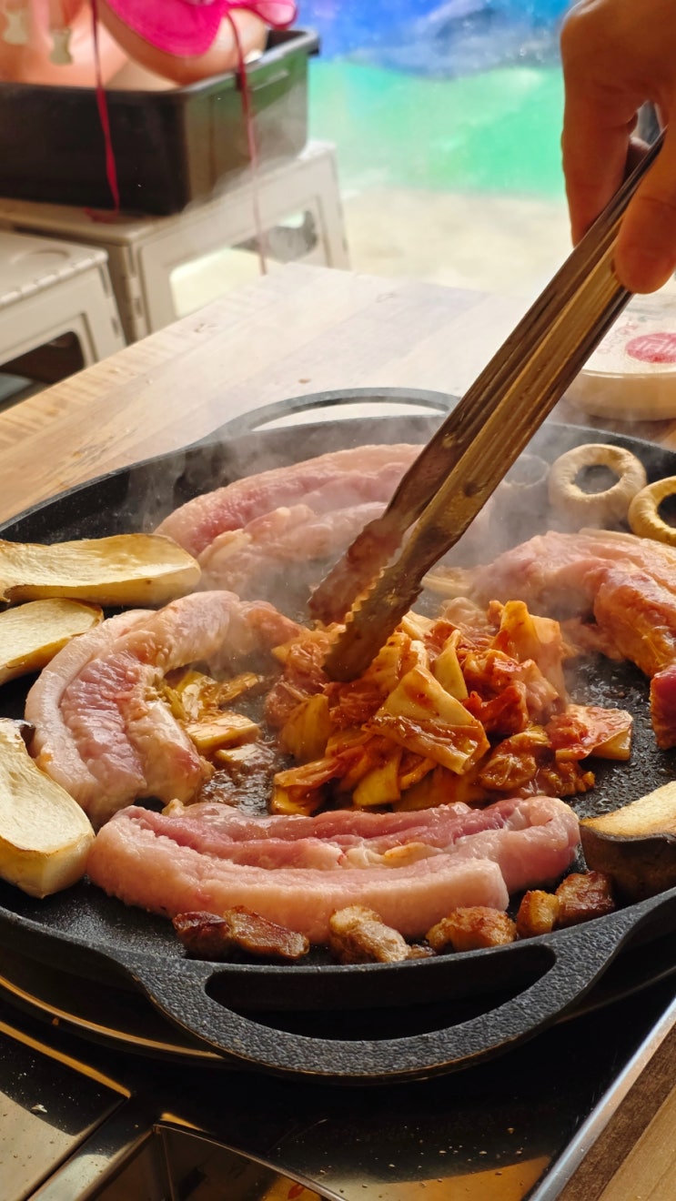  용인 해밀리아 셀프바베큐장 모래놀이 물놀이 주말 3시간 순삭