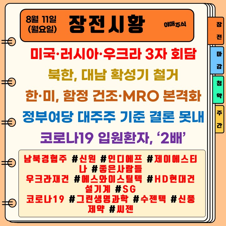 [  주식시황 ] 세제개편 리스크 한 주 더 ㅋㅋ
