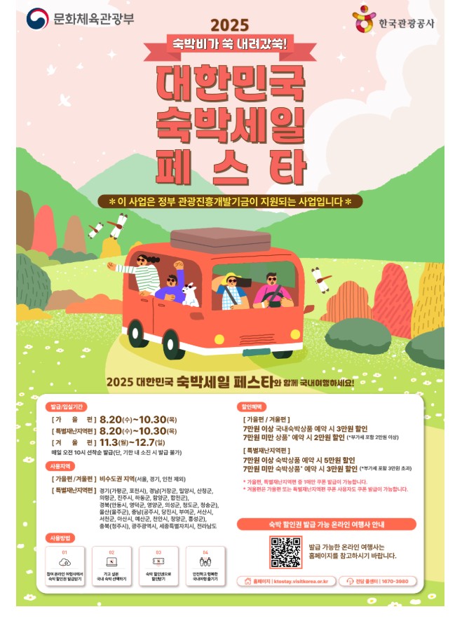  대한민국 숙박세일 페스타 여행비 절약하고 지역 경제 살리는 방법