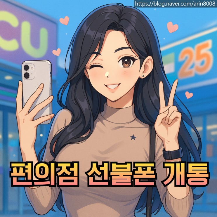  편의점 선불폰 개통 방법 핵심 요약 안내