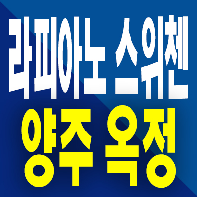  양주 옥정동 라피아노 스위첸 분양가 옥정신도시 KCC건설 할인분양 타운하우스 분양내용
