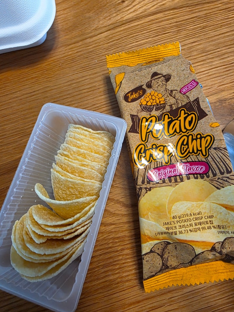 potato crisp chips 안짠감자칩 #제이크크리스피포테이토칩
