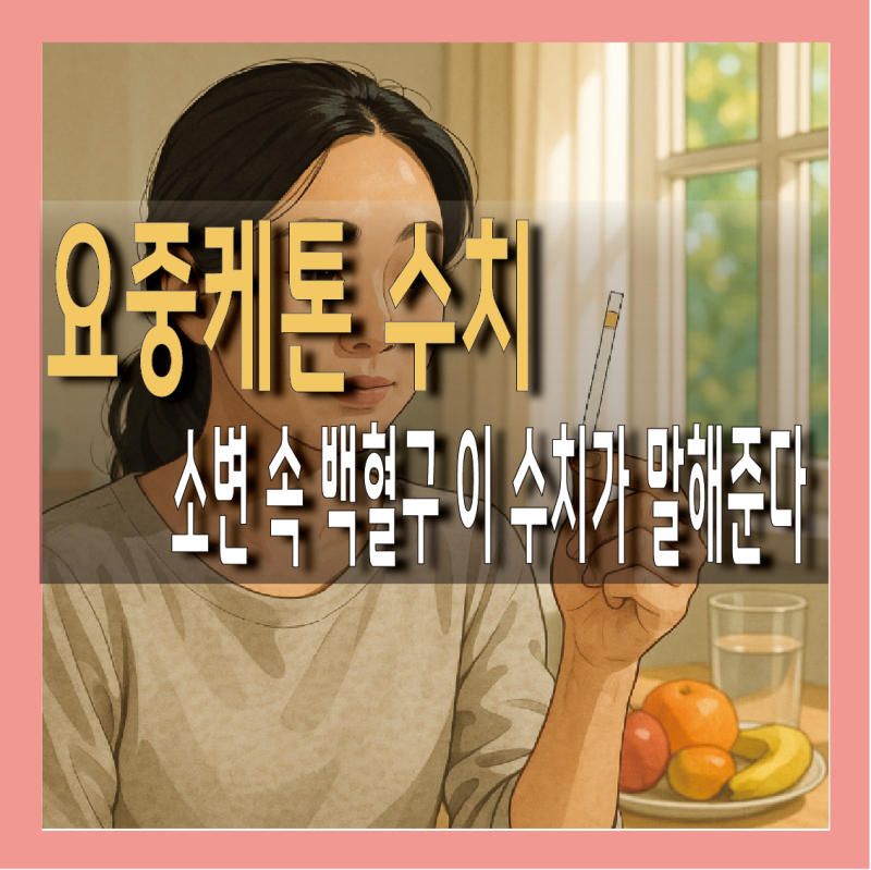 요중 백혈구 케톤 수치, 정상범위와 해석