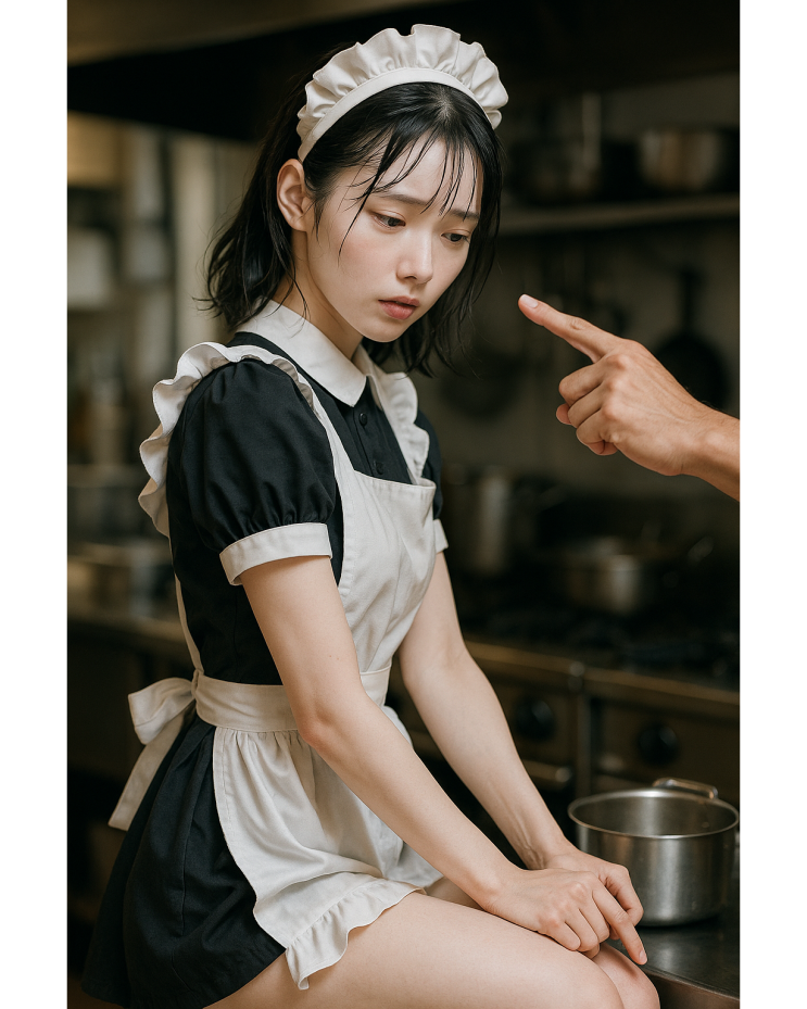  빈티지 하우스 메이드 일러스트 화보