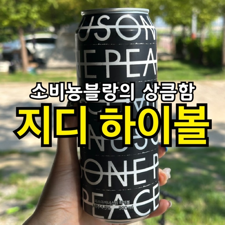  지디 하이볼 피스마이너스원 후기｜맛·패키지·구매 꿀팁까지