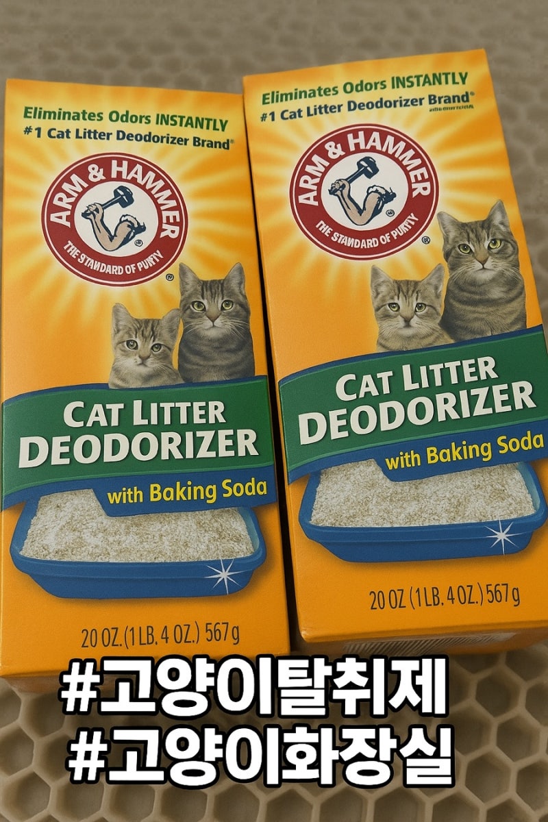 고양이 [암앤헤머 캣리터 디오더라이저] 모래 탈취제 추천