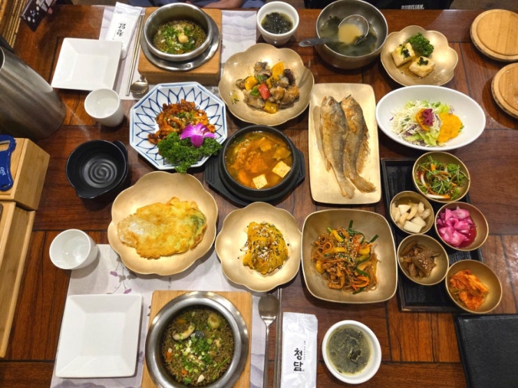  부산 가족외식 연산동 청담 한정식 잘하는 집 평일특선 전복솥밥 정식 맛집