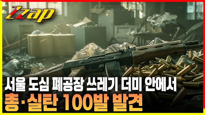 구로 <b>폐공장</b>서 <b>공기총</b>·<b>실탄</b> 68발 발견...경찰, 소유자 추적... 