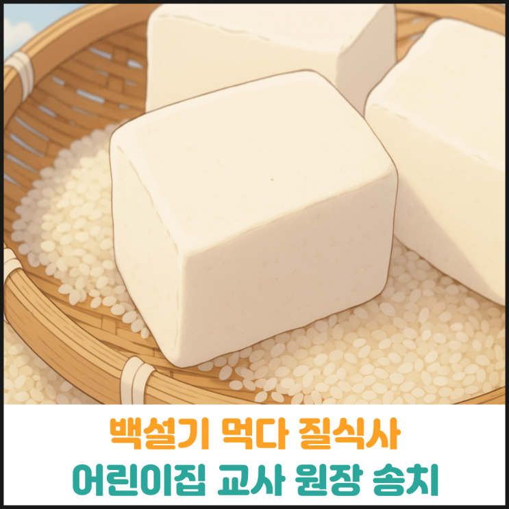  백설기 먹다 아이 질식사, 어린이집 교사와 원장 검찰 송치