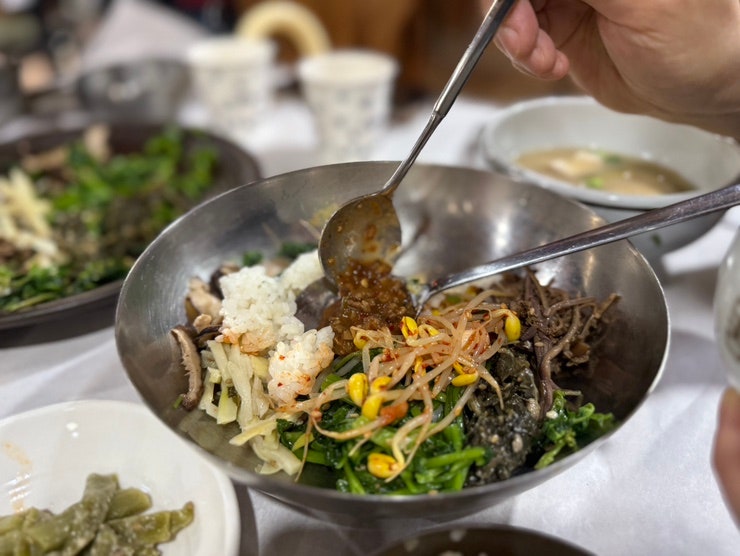  하동여행 | 삼성궁 맛집 성남식당에서 정갈한 산채정식 한 상