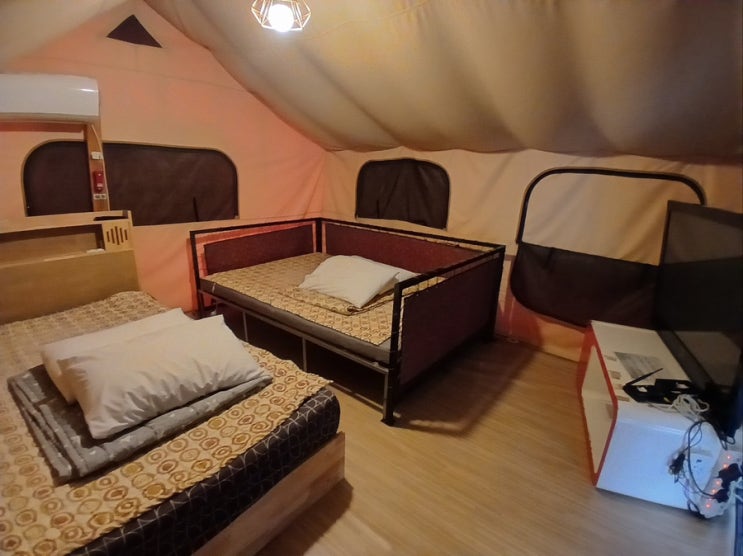  가평 단체 캠핑장 세라핌글램핑 8인 가능한 단체동 소개