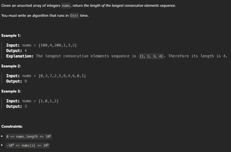  JAVA_LeetCode 128_Longest Consecutive Sequence