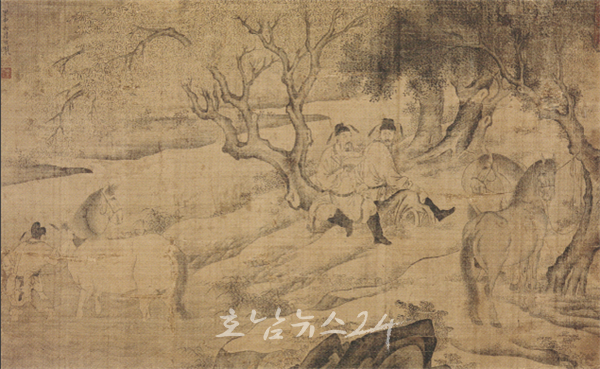  조선 후기 대표 수묵화가 공재 윤두서 ‘세마도’, 제4회 전남국제수묵비엔날레서 321년만에 최초 공개