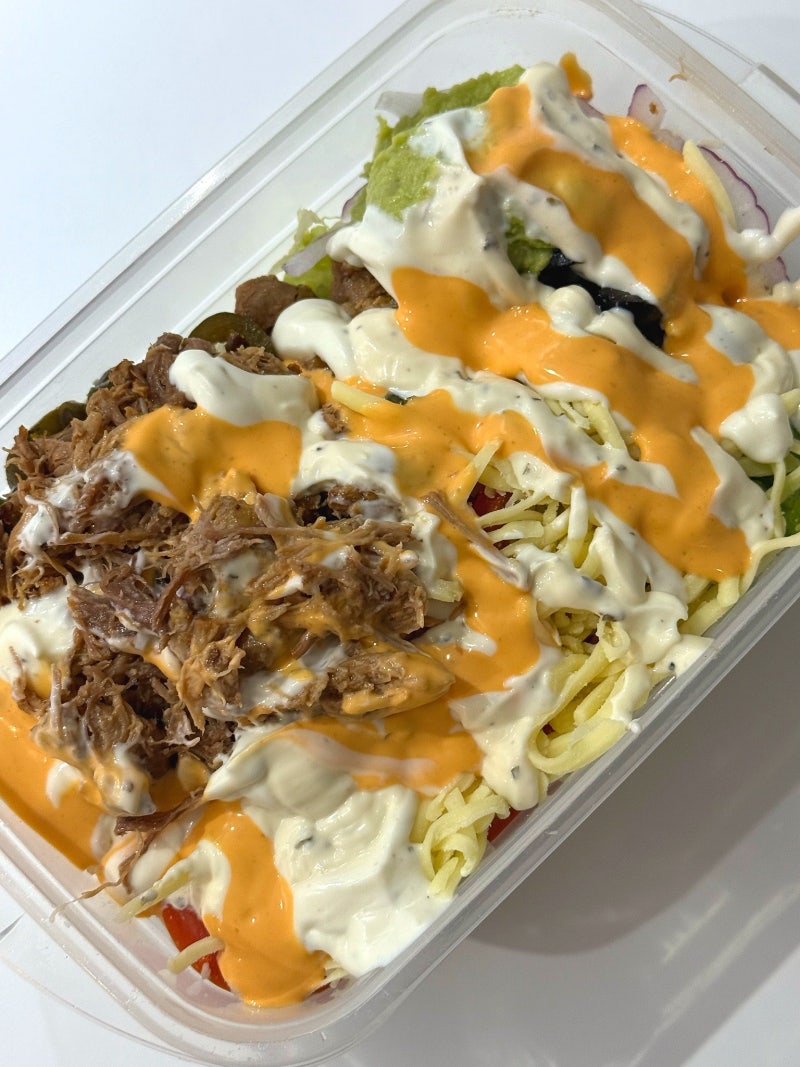 서브웨이 꿀조합 레시피 | 풀드포크 바베큐 샐러드 소스 추천 풀드포크 아보카도 또띠아 타....