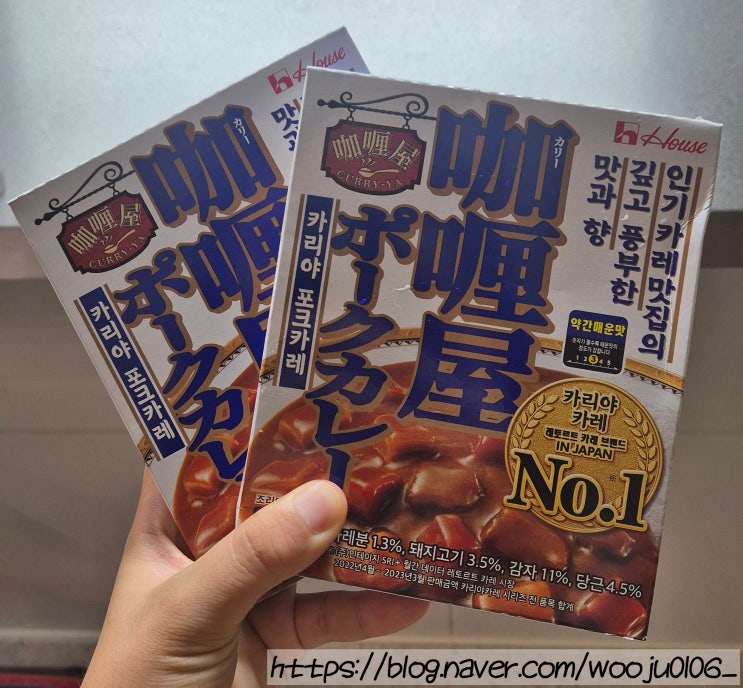  가볍게 먹기 좋은 마일드한 카레, 카리야 포크카레 후기